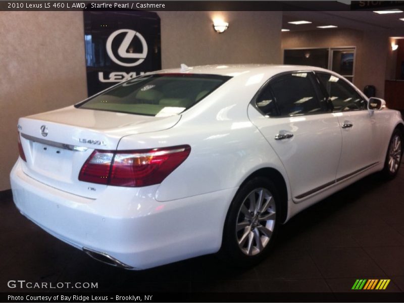 Starfire Pearl / Cashmere 2010 Lexus LS 460 L AWD