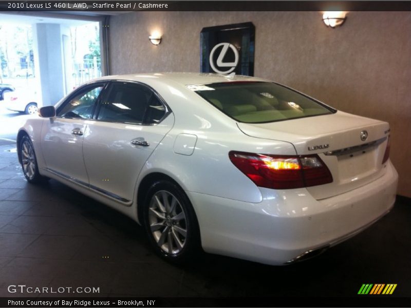 Starfire Pearl / Cashmere 2010 Lexus LS 460 L AWD