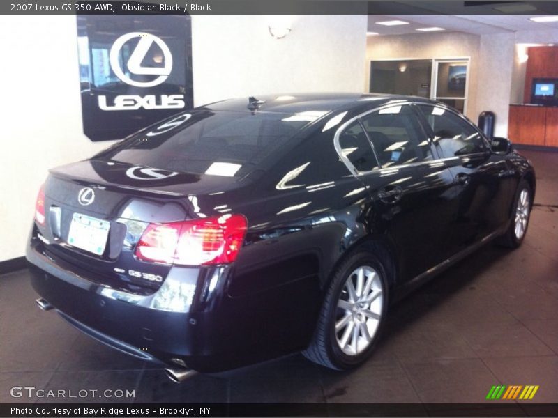 Obsidian Black / Black 2007 Lexus GS 350 AWD