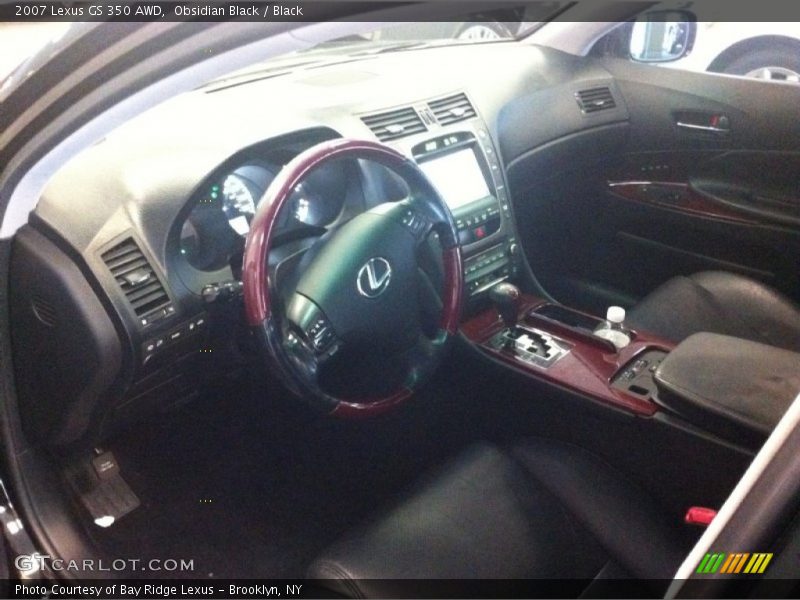 Obsidian Black / Black 2007 Lexus GS 350 AWD