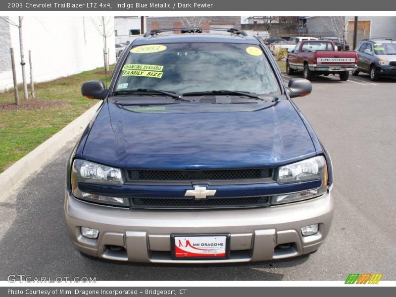 Indigo Blue Metallic / Dark Pewter 2003 Chevrolet TrailBlazer LTZ 4x4
