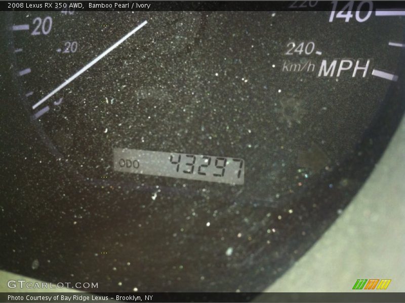Bamboo Pearl / Ivory 2008 Lexus RX 350 AWD