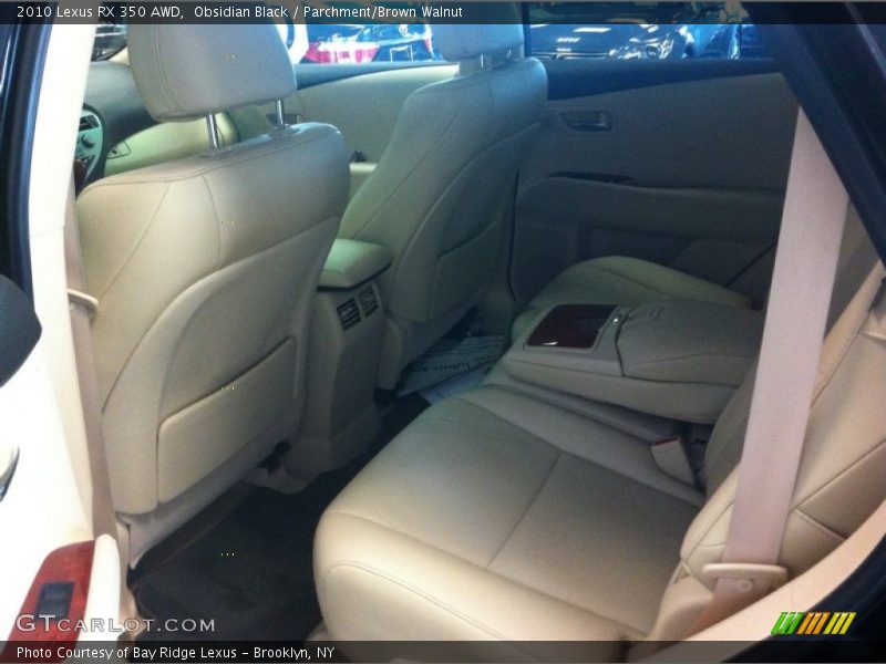 Obsidian Black / Parchment/Brown Walnut 2010 Lexus RX 350 AWD