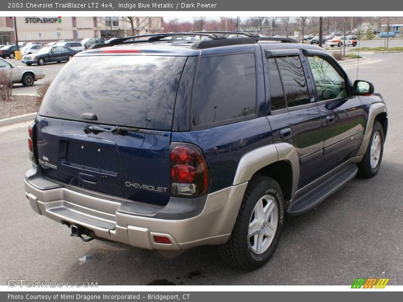 Indigo Blue Metallic / Dark Pewter 2003 Chevrolet TrailBlazer LTZ 4x4