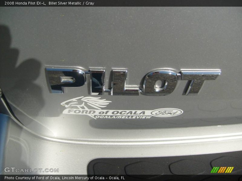 Billet Silver Metallic / Gray 2008 Honda Pilot EX-L