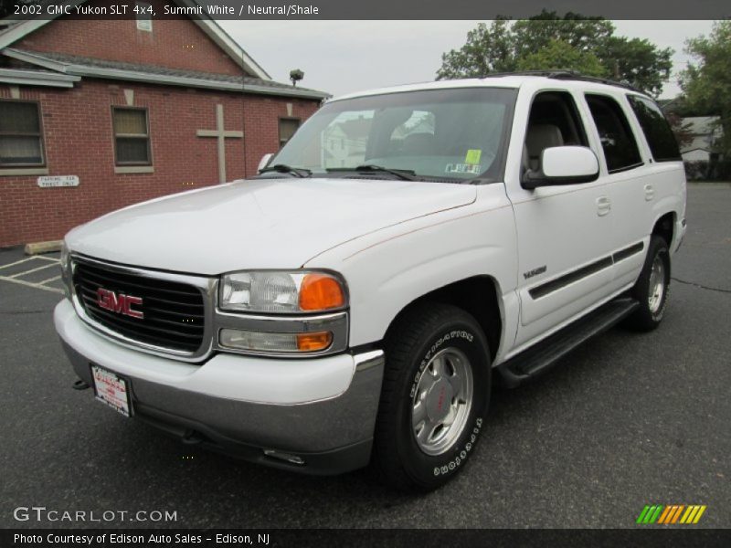 Summit White / Neutral/Shale 2002 GMC Yukon SLT 4x4