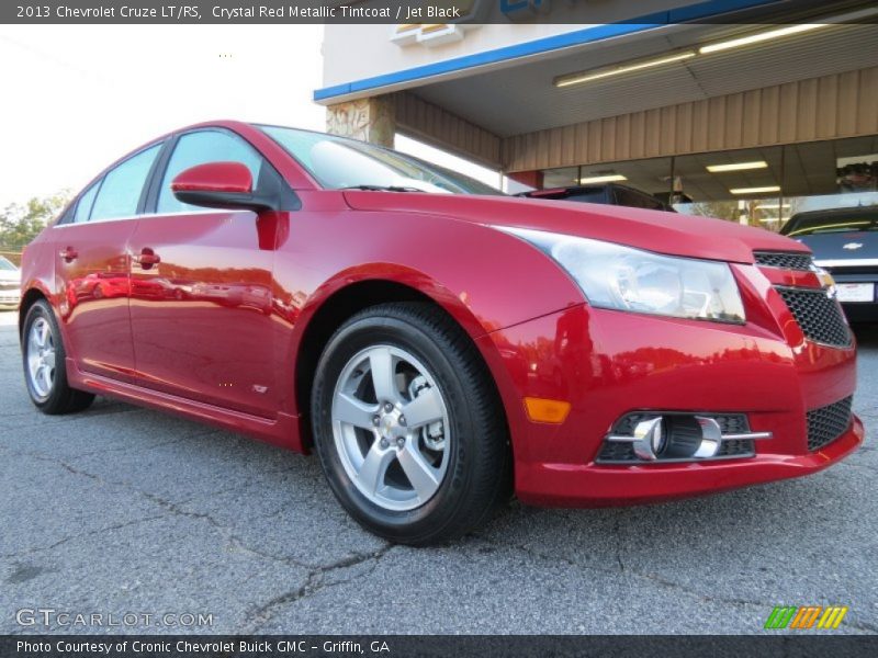 Crystal Red Metallic Tintcoat / Jet Black 2013 Chevrolet Cruze LT/RS
