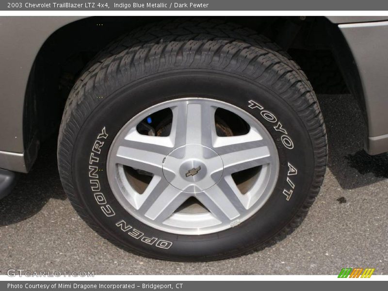 Indigo Blue Metallic / Dark Pewter 2003 Chevrolet TrailBlazer LTZ 4x4