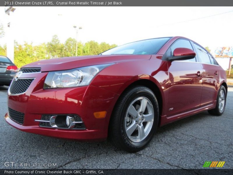 Crystal Red Metallic Tintcoat / Jet Black 2013 Chevrolet Cruze LT/RS