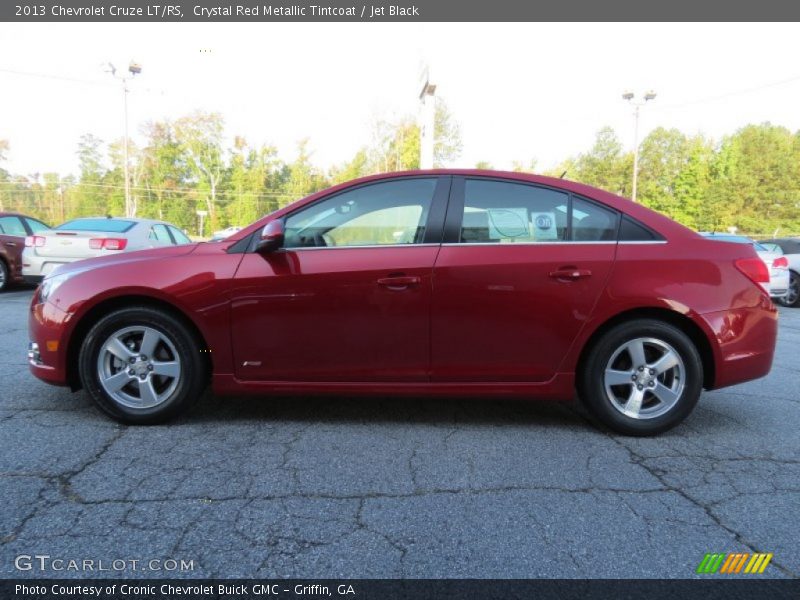 Crystal Red Metallic Tintcoat / Jet Black 2013 Chevrolet Cruze LT/RS