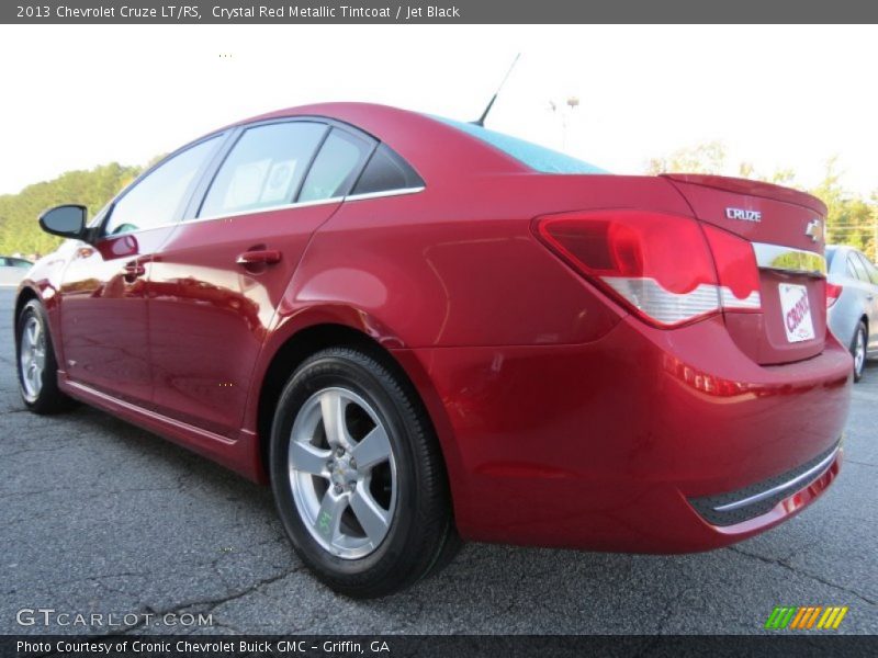 Crystal Red Metallic Tintcoat / Jet Black 2013 Chevrolet Cruze LT/RS