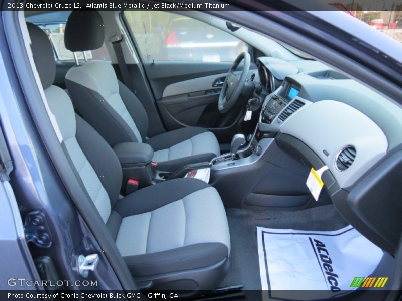 Atlantis Blue Metallic / Jet Black/Medium Titanium 2013 Chevrolet Cruze LS