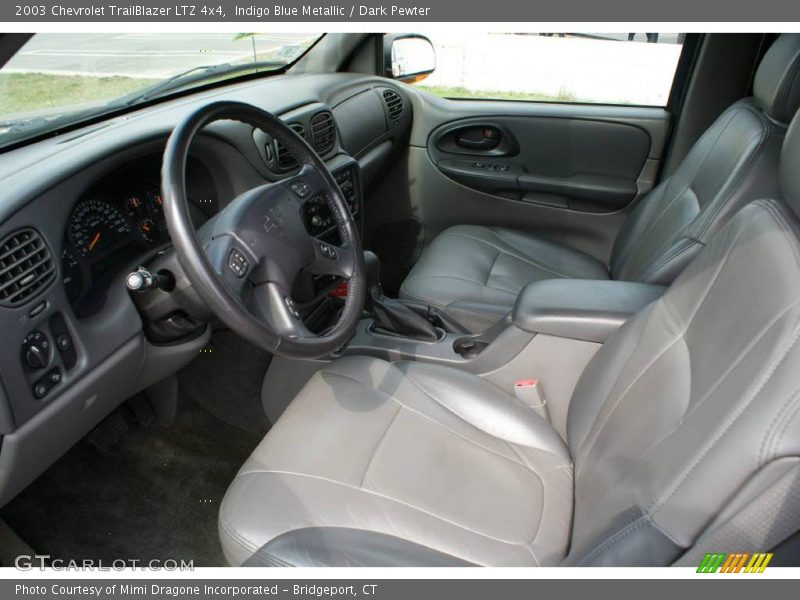 Indigo Blue Metallic / Dark Pewter 2003 Chevrolet TrailBlazer LTZ 4x4