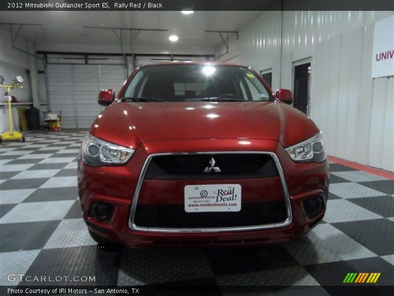 Rally Red / Black 2012 Mitsubishi Outlander Sport ES