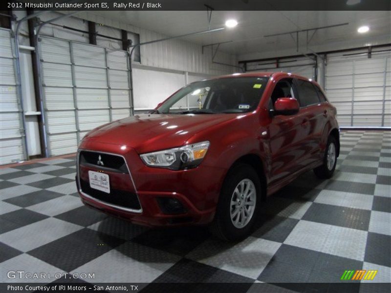 Rally Red / Black 2012 Mitsubishi Outlander Sport ES