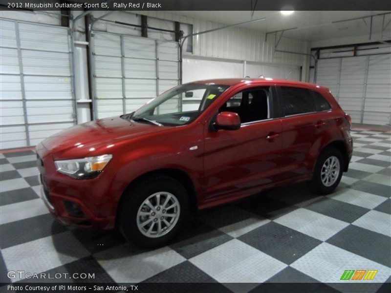 Rally Red / Black 2012 Mitsubishi Outlander Sport ES