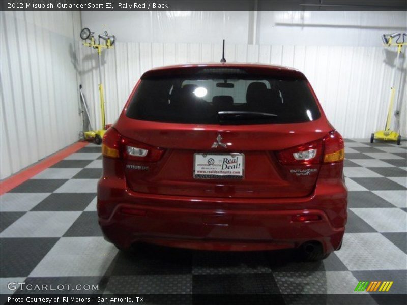 Rally Red / Black 2012 Mitsubishi Outlander Sport ES