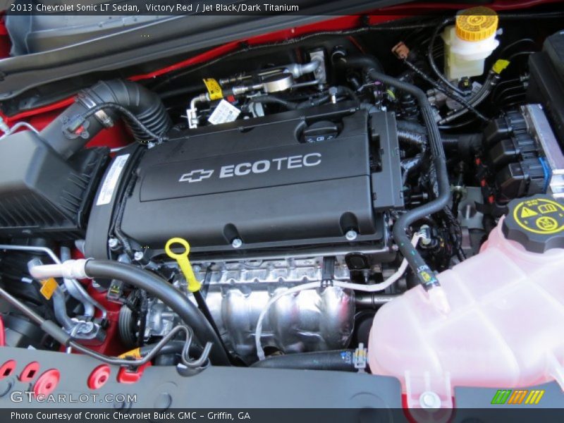Victory Red / Jet Black/Dark Titanium 2013 Chevrolet Sonic LT Sedan