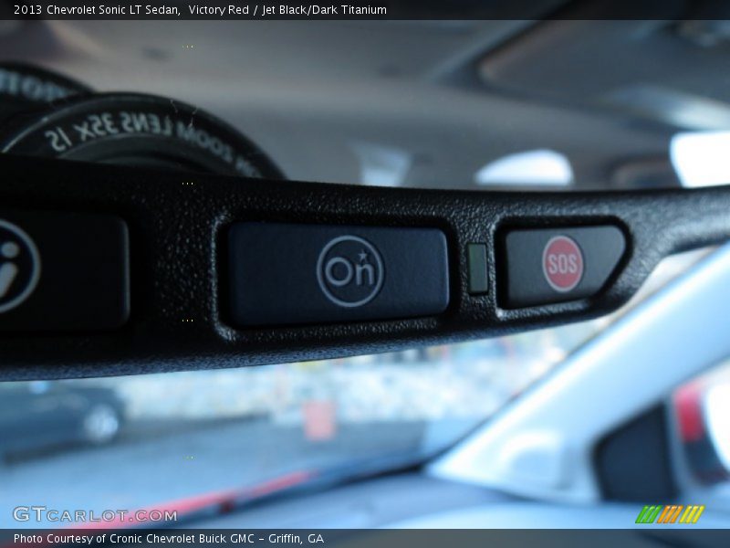 Victory Red / Jet Black/Dark Titanium 2013 Chevrolet Sonic LT Sedan