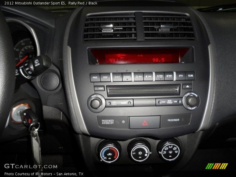 Rally Red / Black 2012 Mitsubishi Outlander Sport ES