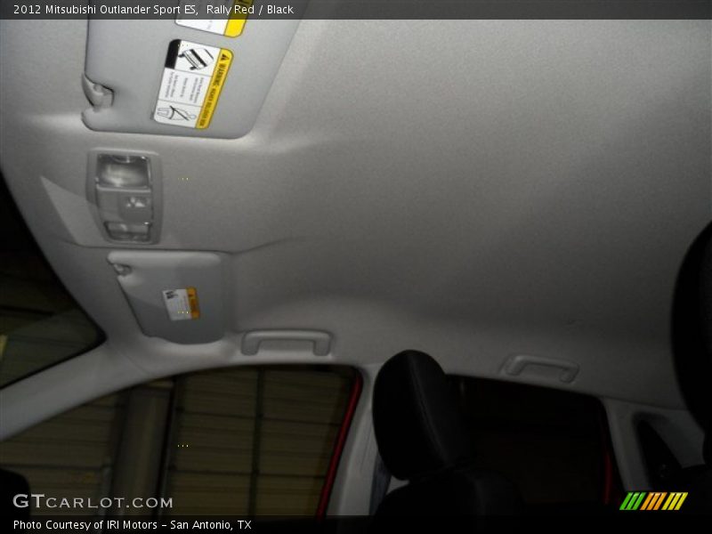 Rally Red / Black 2012 Mitsubishi Outlander Sport ES