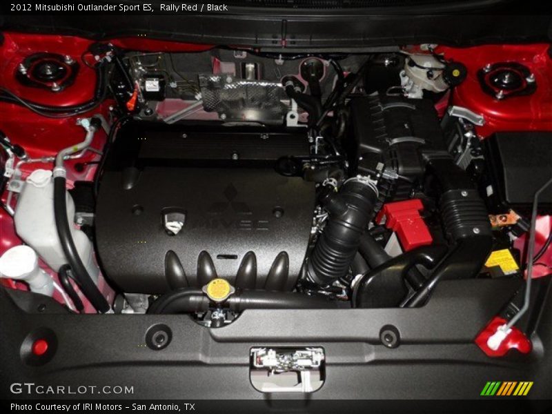 Rally Red / Black 2012 Mitsubishi Outlander Sport ES