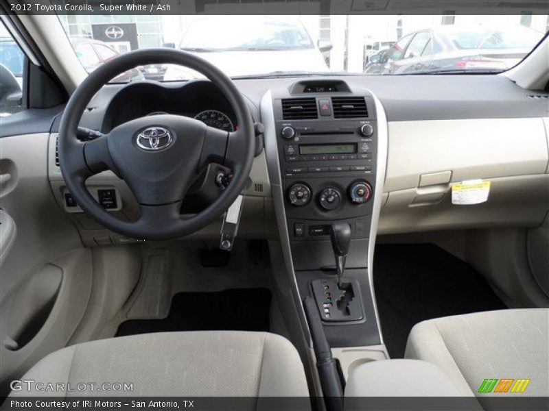 Super White / Ash 2012 Toyota Corolla