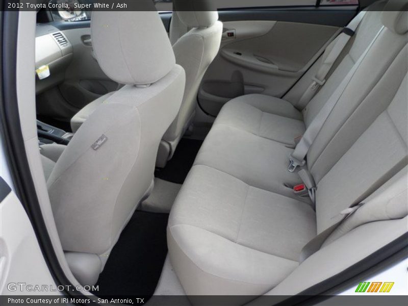 Super White / Ash 2012 Toyota Corolla