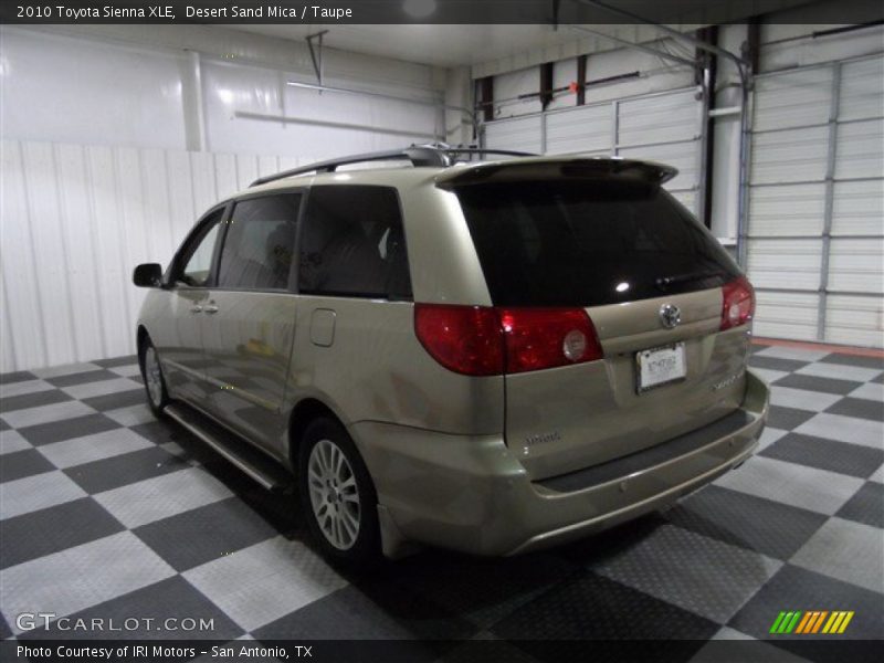 Desert Sand Mica / Taupe 2010 Toyota Sienna XLE