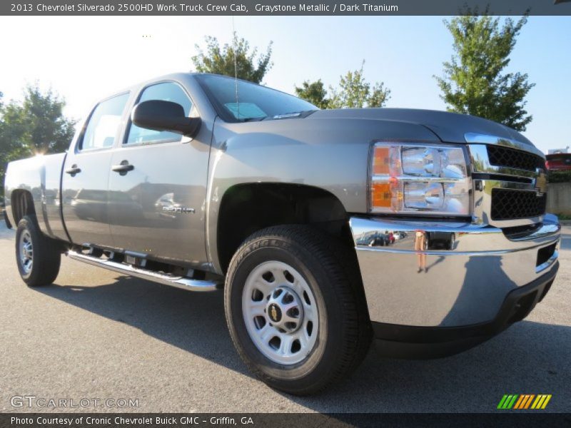 Graystone Metallic / Dark Titanium 2013 Chevrolet Silverado 2500HD Work Truck Crew Cab