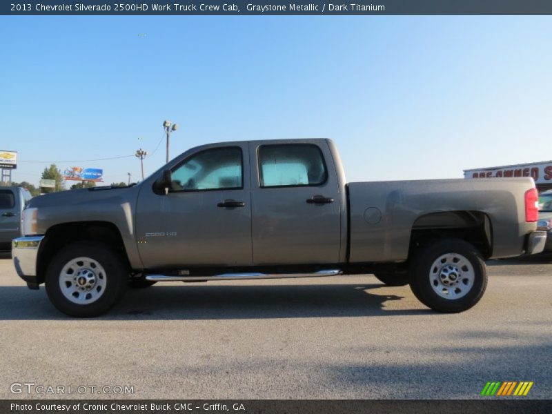 Graystone Metallic / Dark Titanium 2013 Chevrolet Silverado 2500HD Work Truck Crew Cab