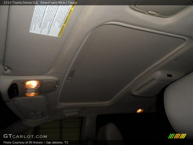 Desert Sand Mica / Taupe 2010 Toyota Sienna XLE