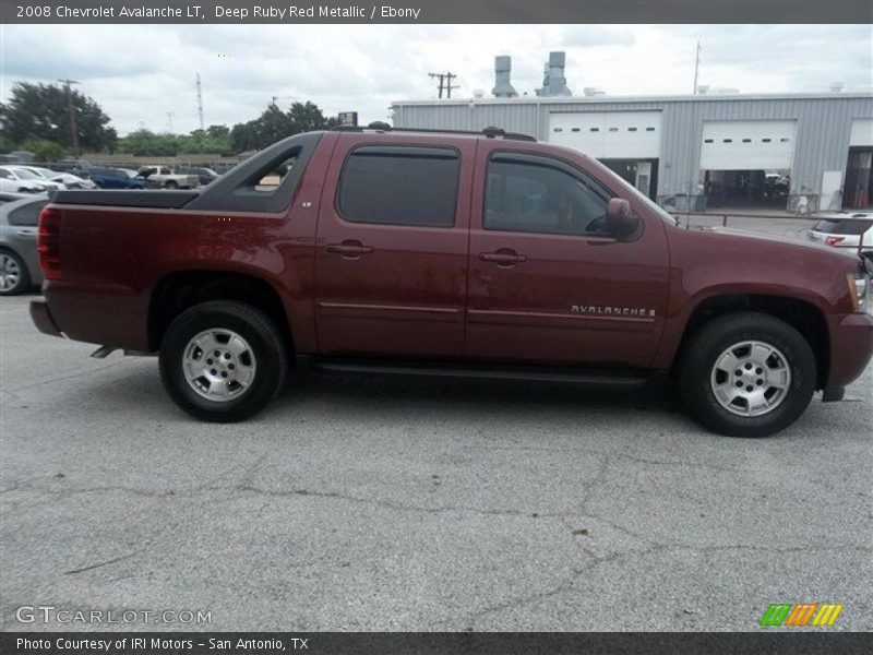 Deep Ruby Red Metallic / Ebony 2008 Chevrolet Avalanche LT