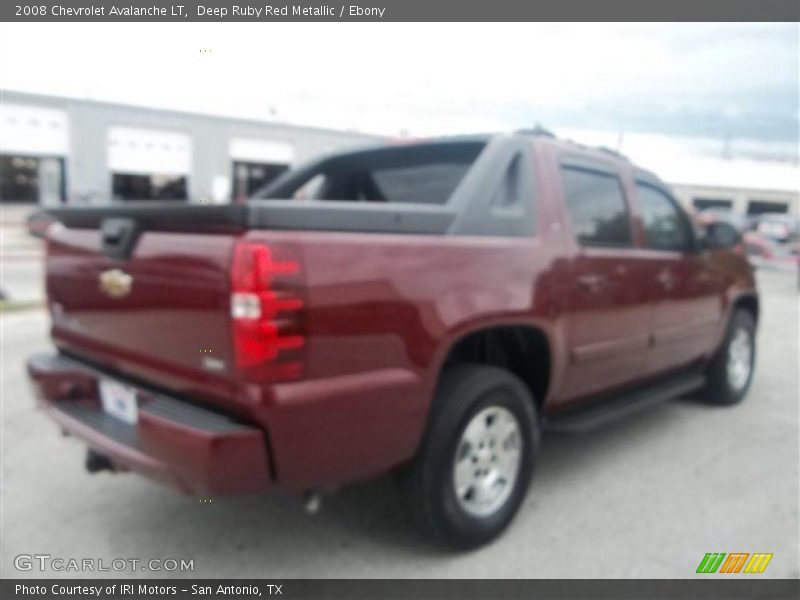 Deep Ruby Red Metallic / Ebony 2008 Chevrolet Avalanche LT