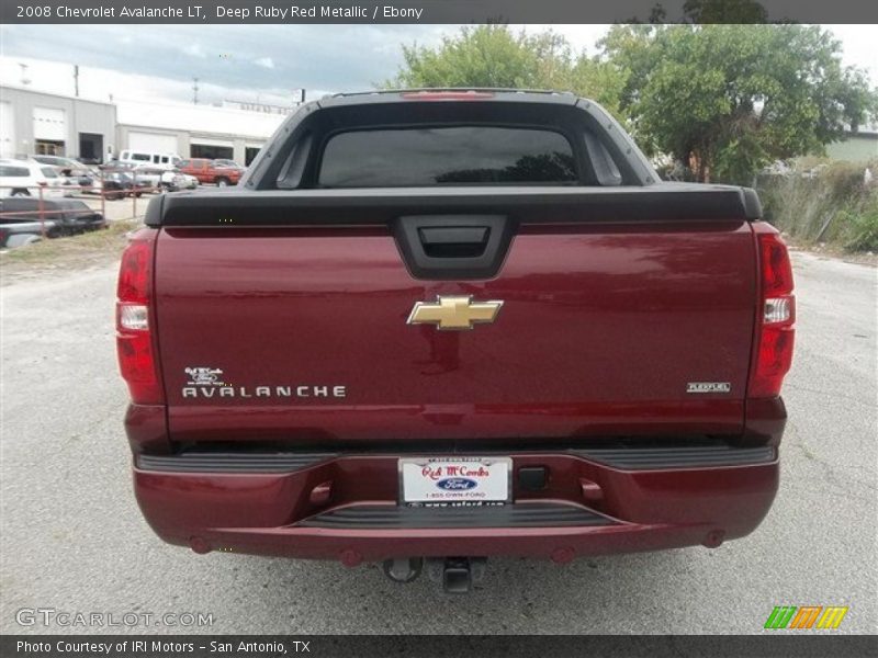 Deep Ruby Red Metallic / Ebony 2008 Chevrolet Avalanche LT