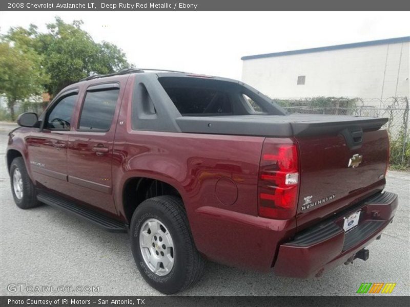 Deep Ruby Red Metallic / Ebony 2008 Chevrolet Avalanche LT