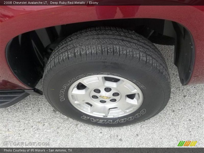 Deep Ruby Red Metallic / Ebony 2008 Chevrolet Avalanche LT