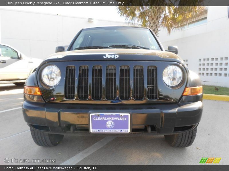 Black Clearcoat / Medium Slate Gray 2005 Jeep Liberty Renegade 4x4