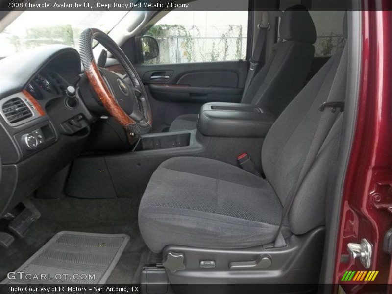 Deep Ruby Red Metallic / Ebony 2008 Chevrolet Avalanche LT