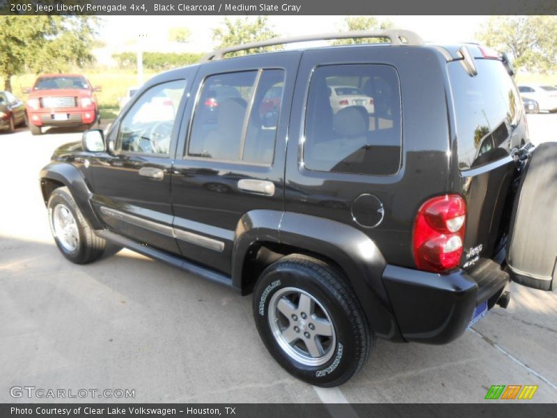 Black Clearcoat / Medium Slate Gray 2005 Jeep Liberty Renegade 4x4