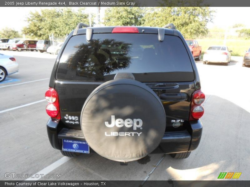 Black Clearcoat / Medium Slate Gray 2005 Jeep Liberty Renegade 4x4