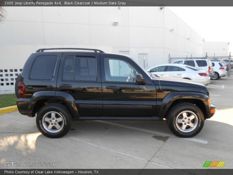 Black Clearcoat / Medium Slate Gray 2005 Jeep Liberty Renegade 4x4