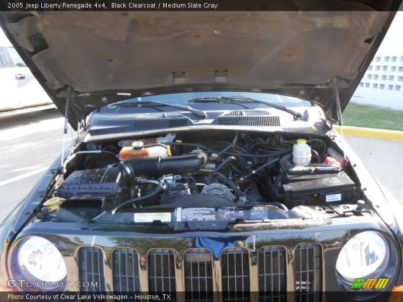 Black Clearcoat / Medium Slate Gray 2005 Jeep Liberty Renegade 4x4