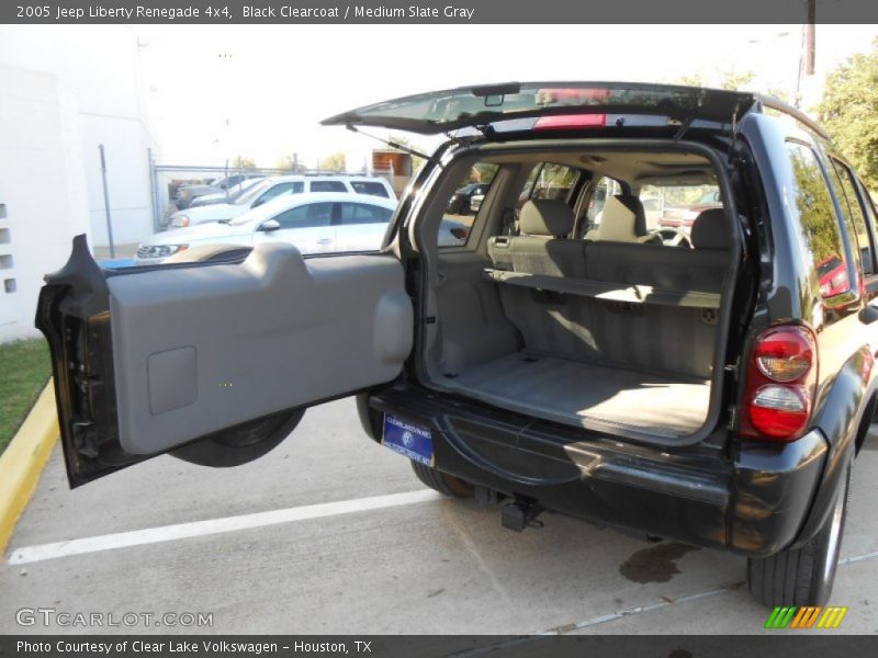 Black Clearcoat / Medium Slate Gray 2005 Jeep Liberty Renegade 4x4