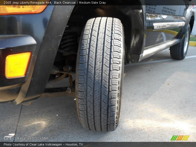 Black Clearcoat / Medium Slate Gray 2005 Jeep Liberty Renegade 4x4