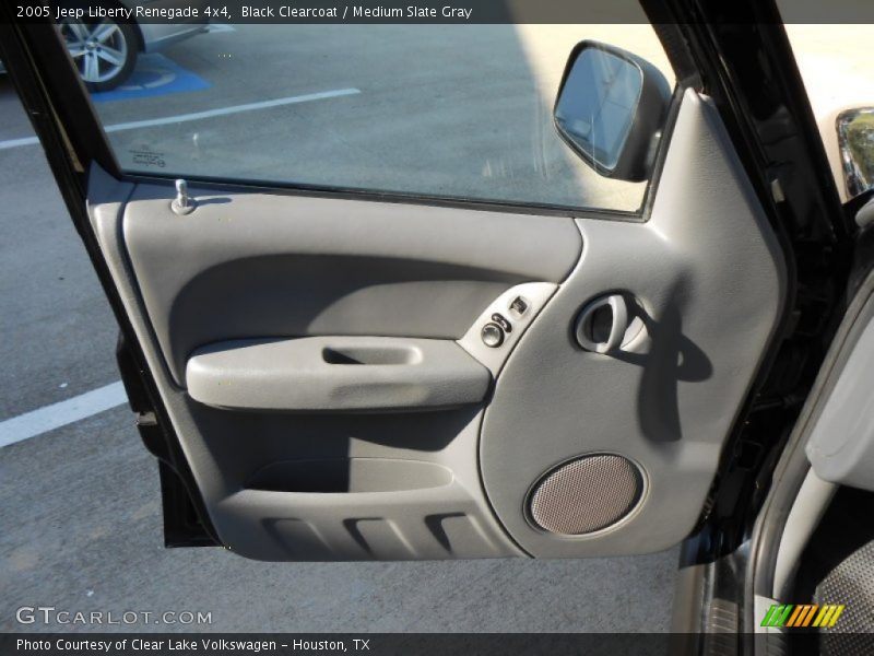 Black Clearcoat / Medium Slate Gray 2005 Jeep Liberty Renegade 4x4