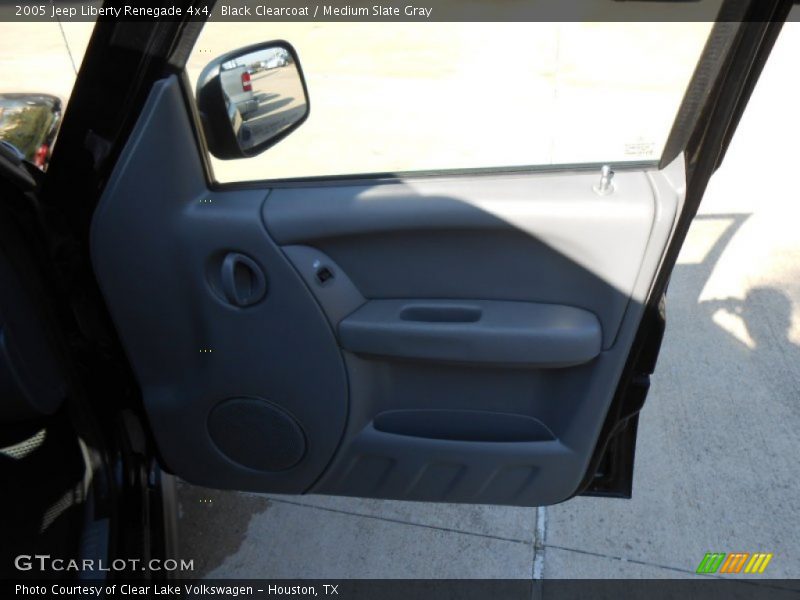 Black Clearcoat / Medium Slate Gray 2005 Jeep Liberty Renegade 4x4