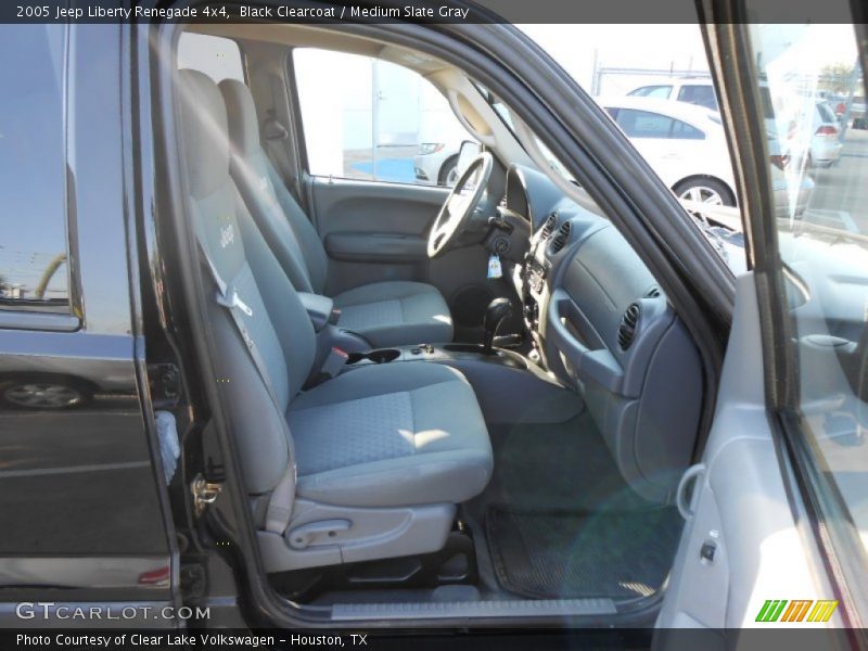 Black Clearcoat / Medium Slate Gray 2005 Jeep Liberty Renegade 4x4