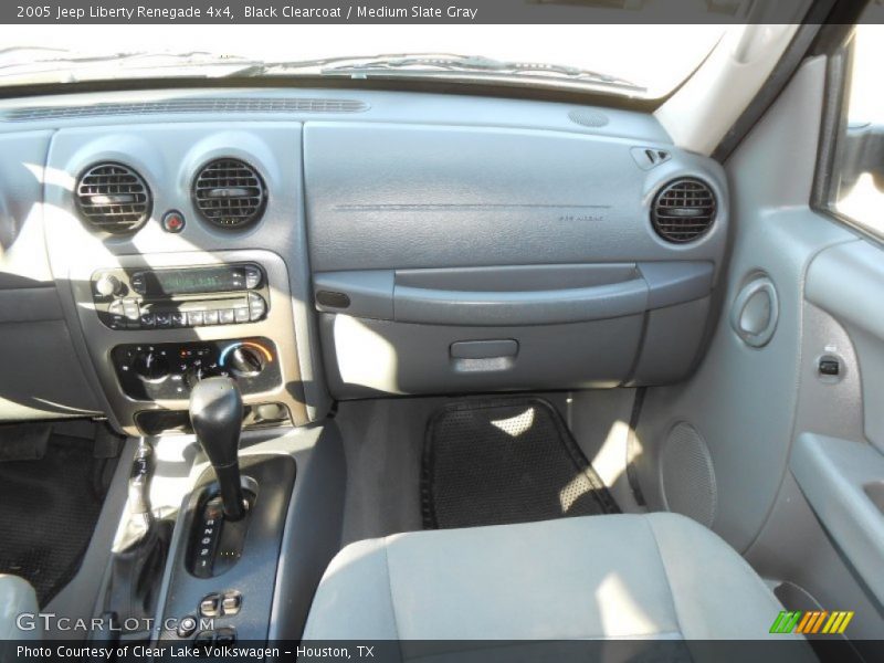 Black Clearcoat / Medium Slate Gray 2005 Jeep Liberty Renegade 4x4