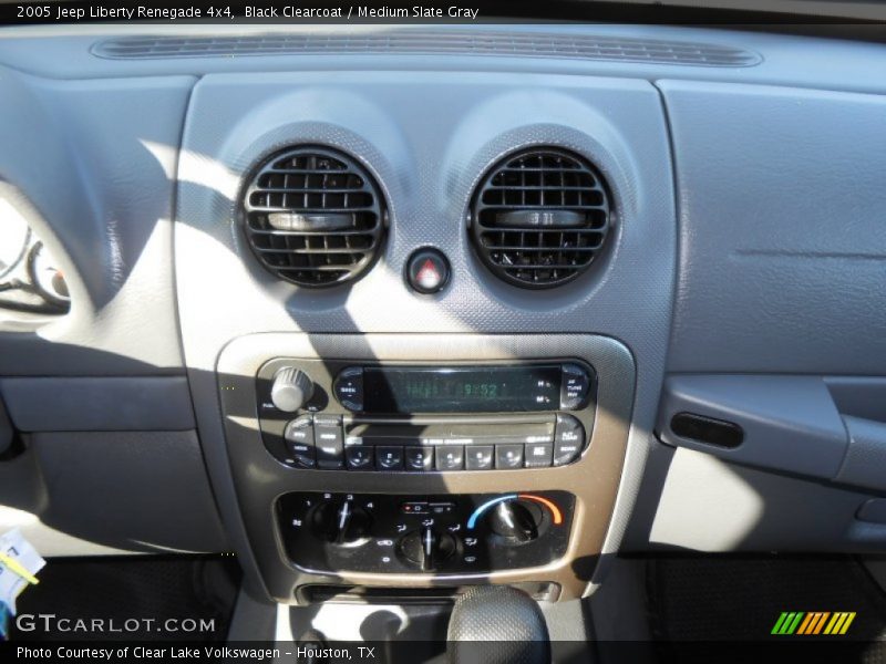 Black Clearcoat / Medium Slate Gray 2005 Jeep Liberty Renegade 4x4